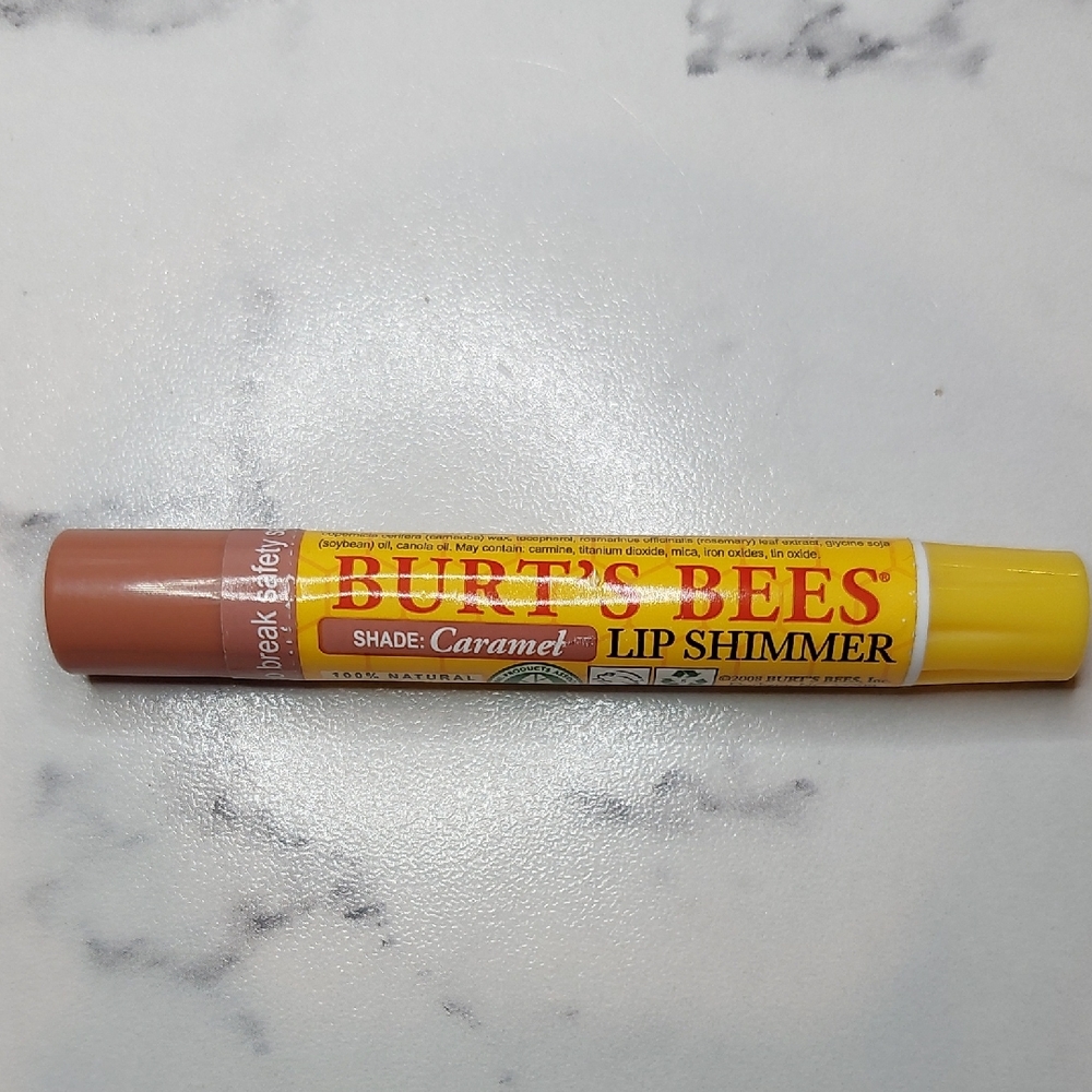 Burts Bees Lip Shimmer In The Shade Caramel